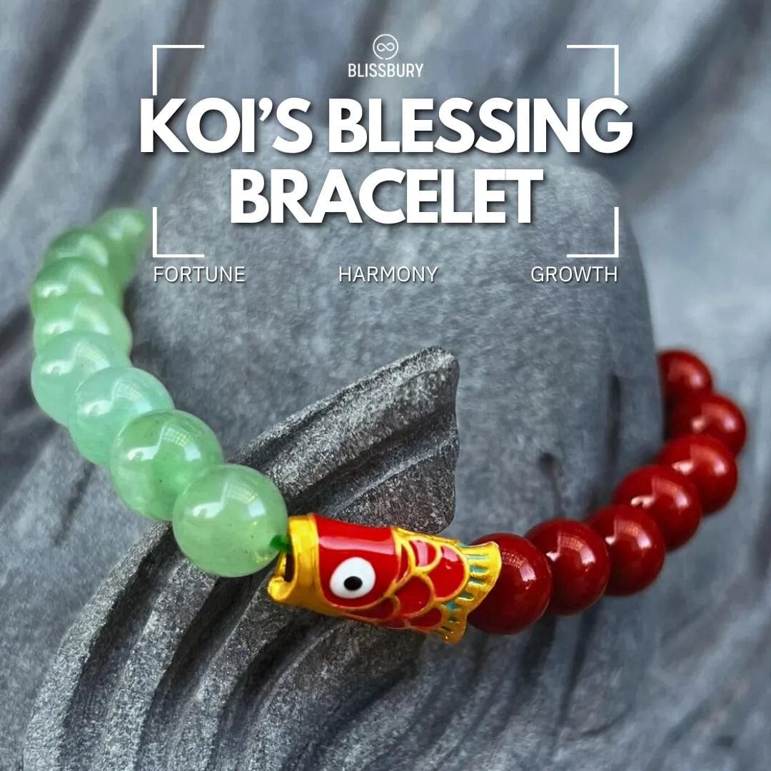 Koi's Blessing Bracelet - Fortune, Harmony, Growth