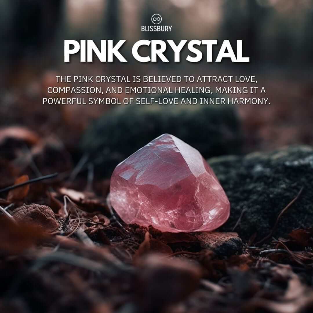 Raw Pink Crystal Wire Wrapped Ring - Love, Compassion, Connection - Blissbury