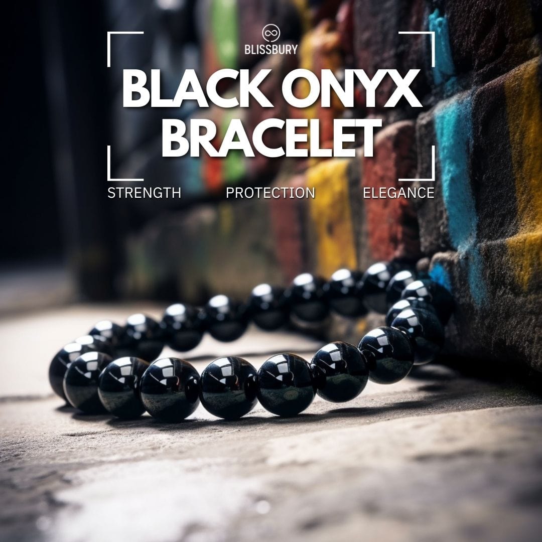 Black Onyx Bracelet - Strength, Protection, Elegance