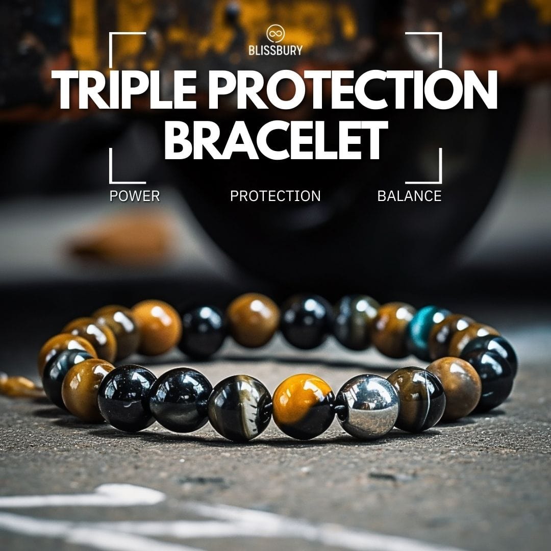 Triple Protection Bracelet - Power, Protection, Balance (Large)