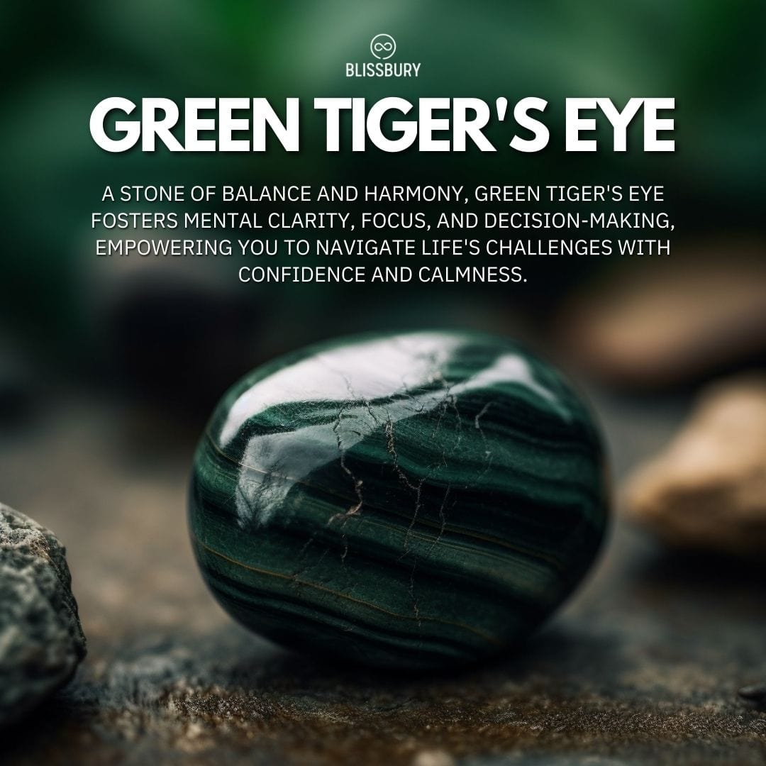 Green Tiger's Eye Bracelet - Balance, Harmony, Clarity