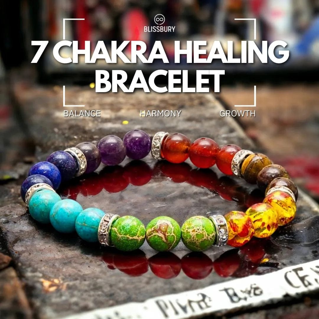 7 Chakra Healing Bracelet - Balance, Harmony, Growth