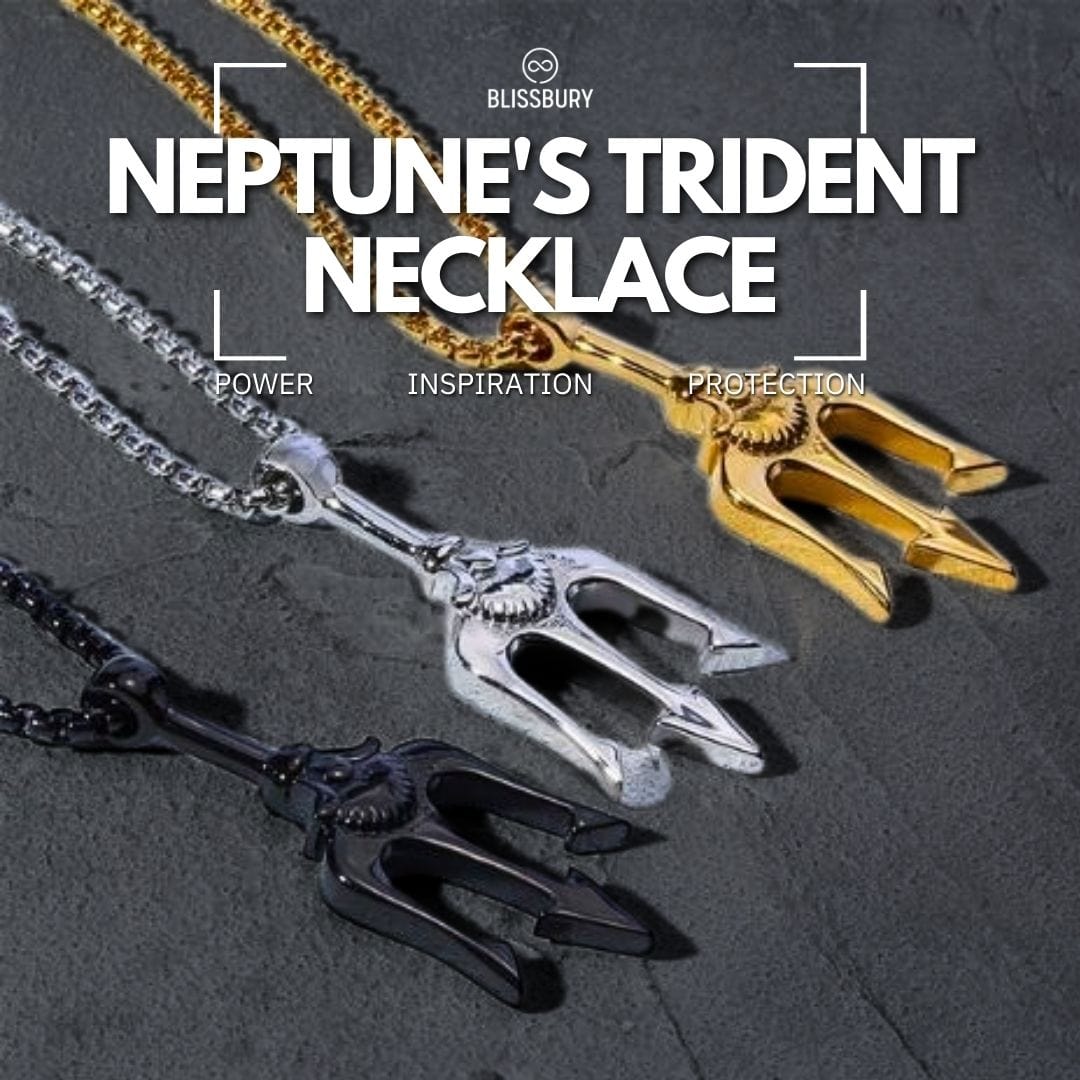 Neptune's Trident Necklace - Power, Inspiration, Protection