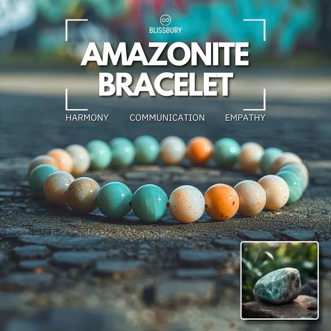 Bracelet Amazonite - Harmonie, Communication, Empathie