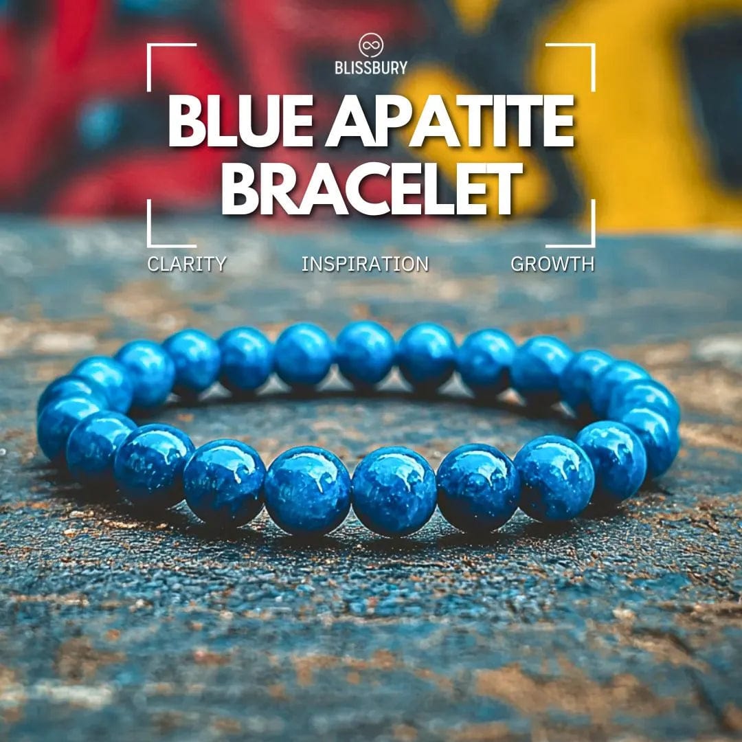 Blue Apatite Bracelet - Clarity, Inspiration, Growth