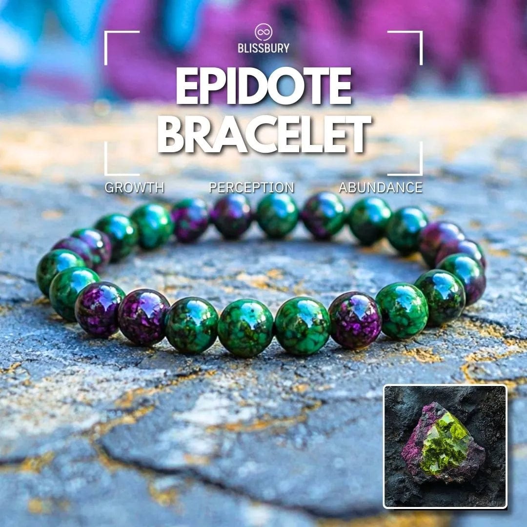 Epidote Bracelet - Growth, Perception, Abundance