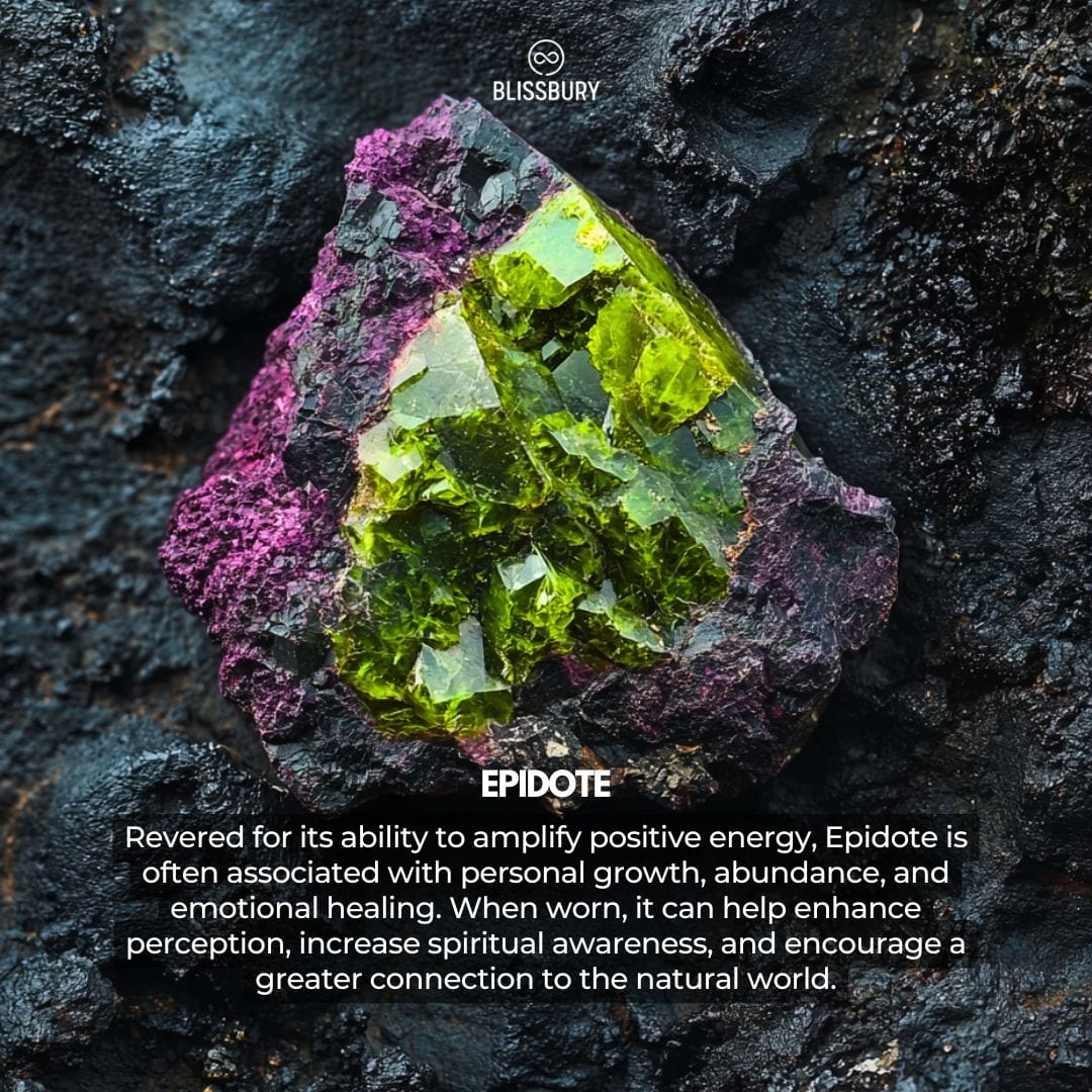 Epidote Bracelet - Growth, Perception, Abundance - Blissbury