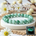 Eternal Youth Jade Bracelet - Youth, Vigor, Rejuvenation, a delicate bracelet of smooth, polished jade beads.