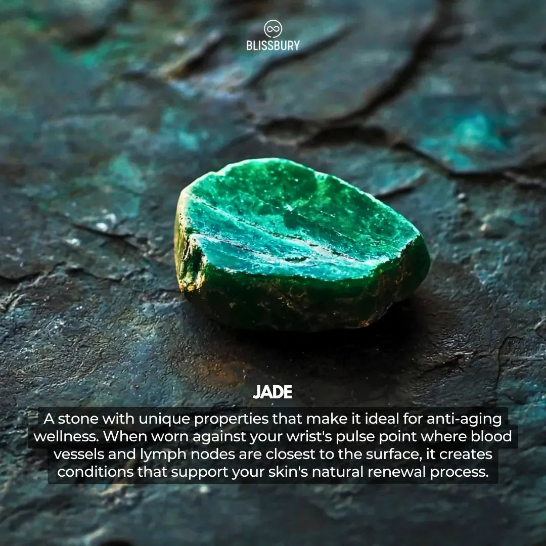 Eternal Youth Jade Bracelet - Youth, Vigor, Rejuvenation - Blissbury