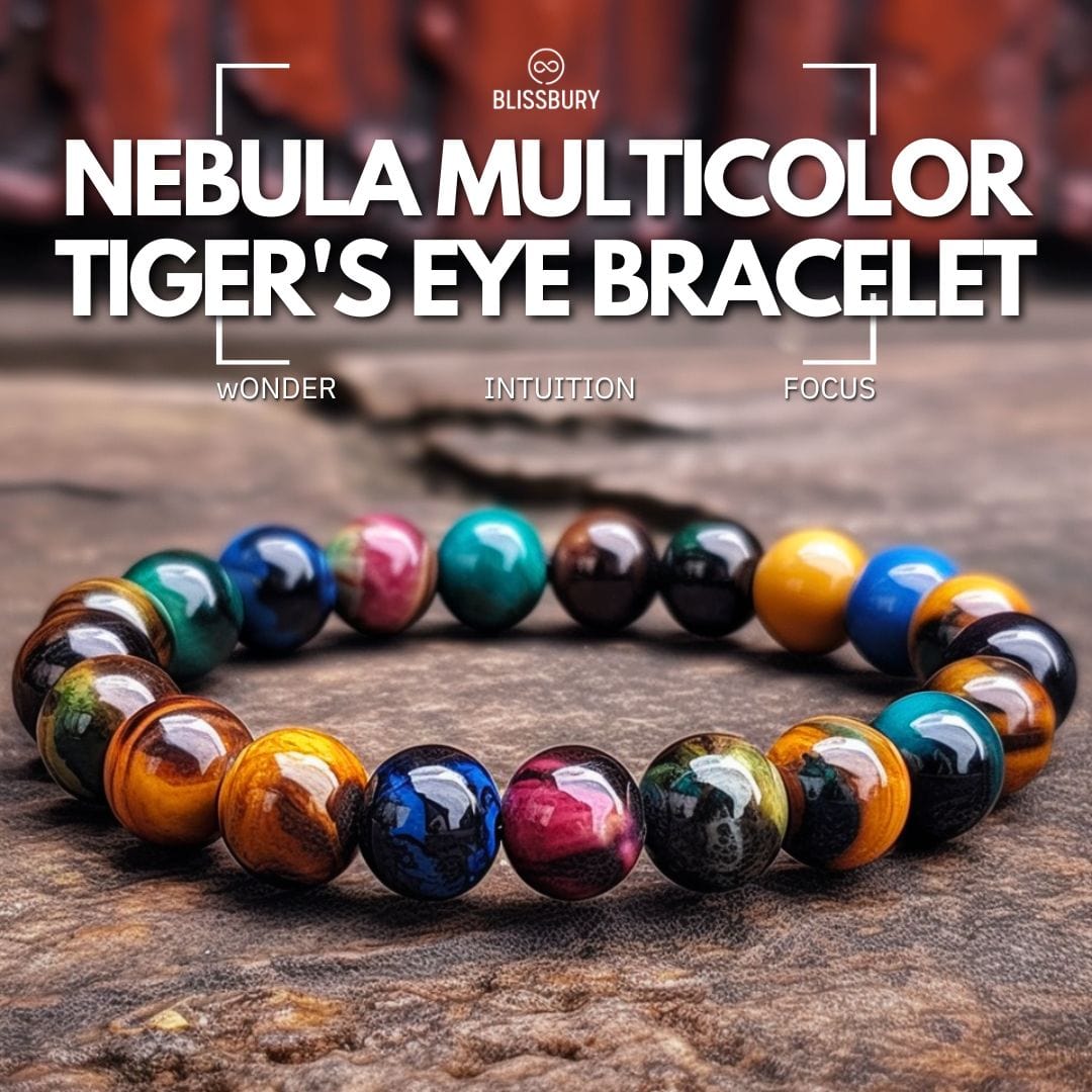 Nebula Multicolor Tiger's Eye Bracelet - Wonder, Intuition, Focus
