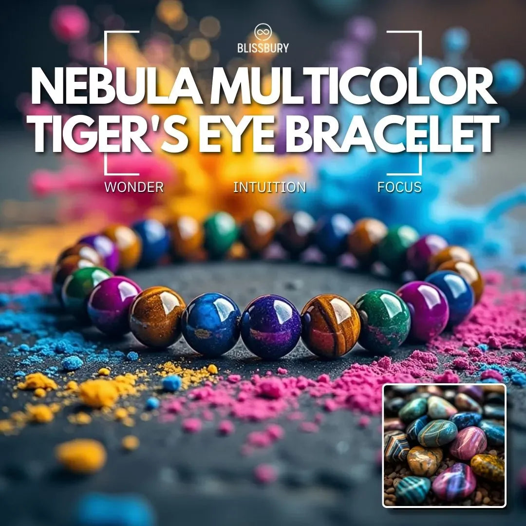 Nebula Multicolor Tiger's Eye Bracelet - Wonder, Intuition, Focus
