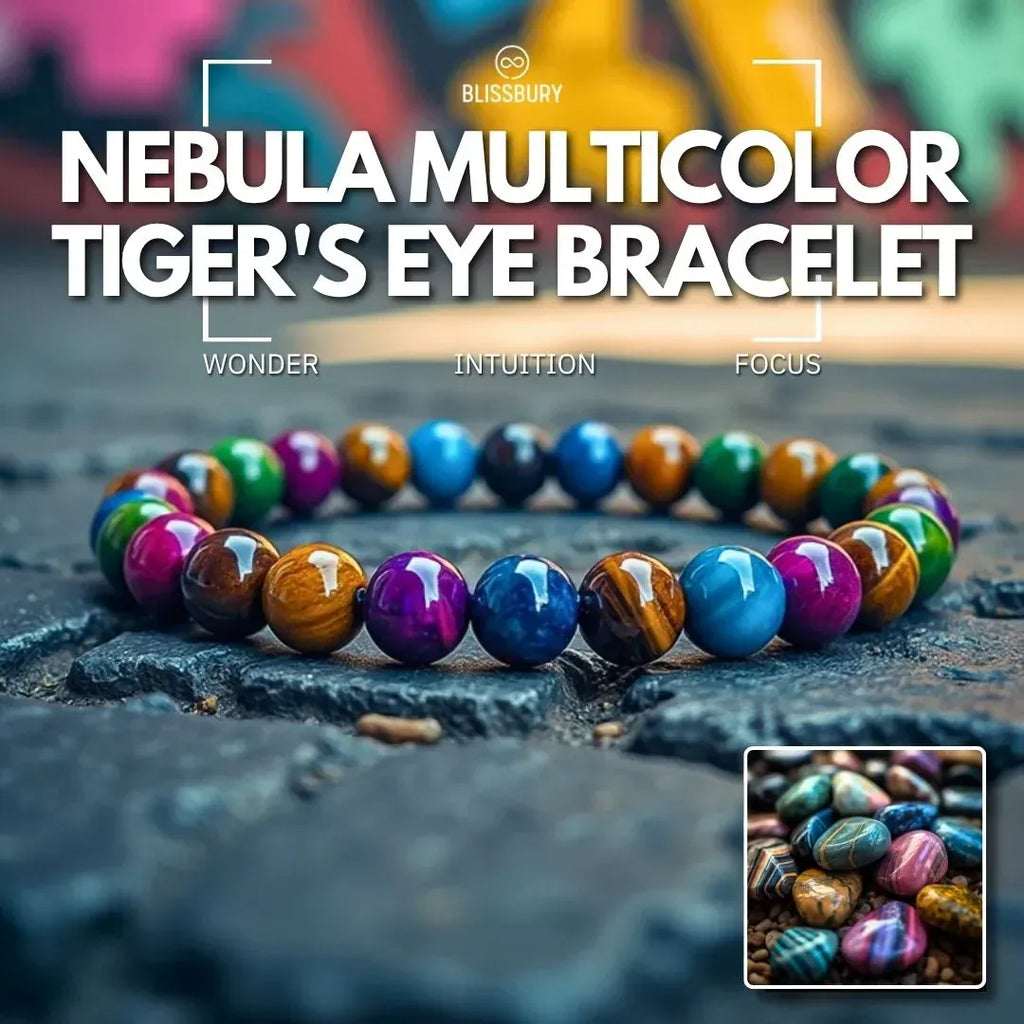 Nebula Multicolor Tiger's Eye Bracelet - Wonder, Intuition, Focus