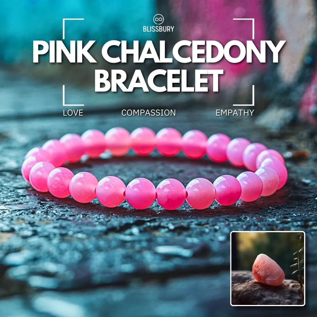 Bracelet Calcédoine Rose - Amour, Compassion, Empathie