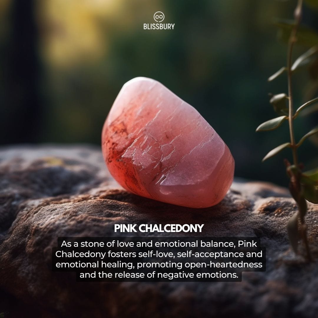 Pink Chalcedony Bracelet - Love, Compassion, Empathy - Blissbury
