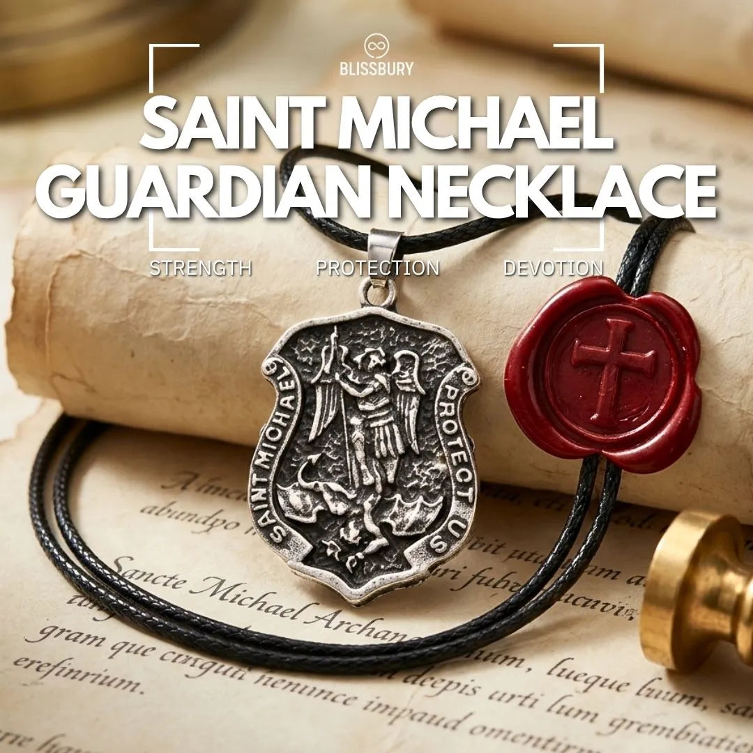 Saint Michael Guardian Necklace - Strength, Protection, Devotion