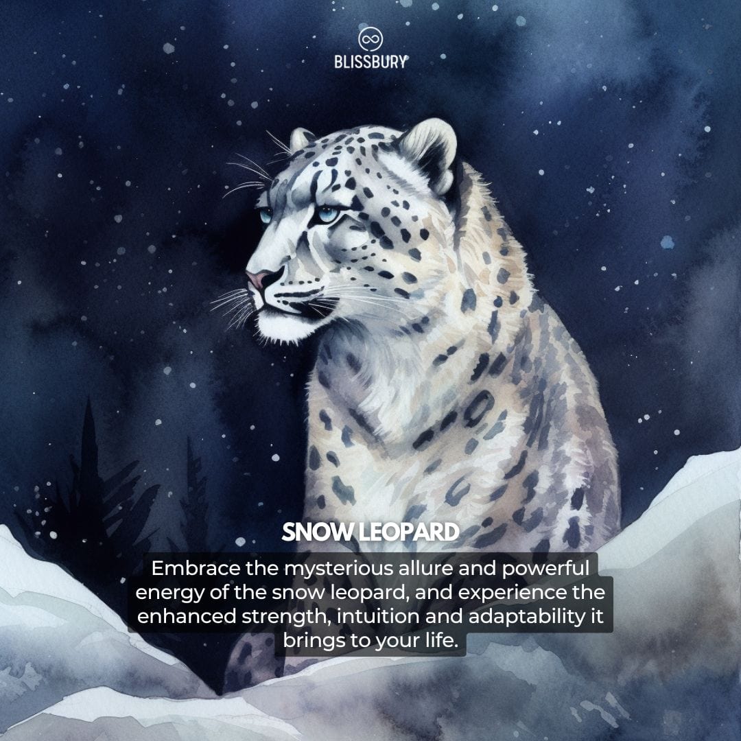 Snow Leopard Bracelet - Strength, Intuition, Adaptability - Blissbury