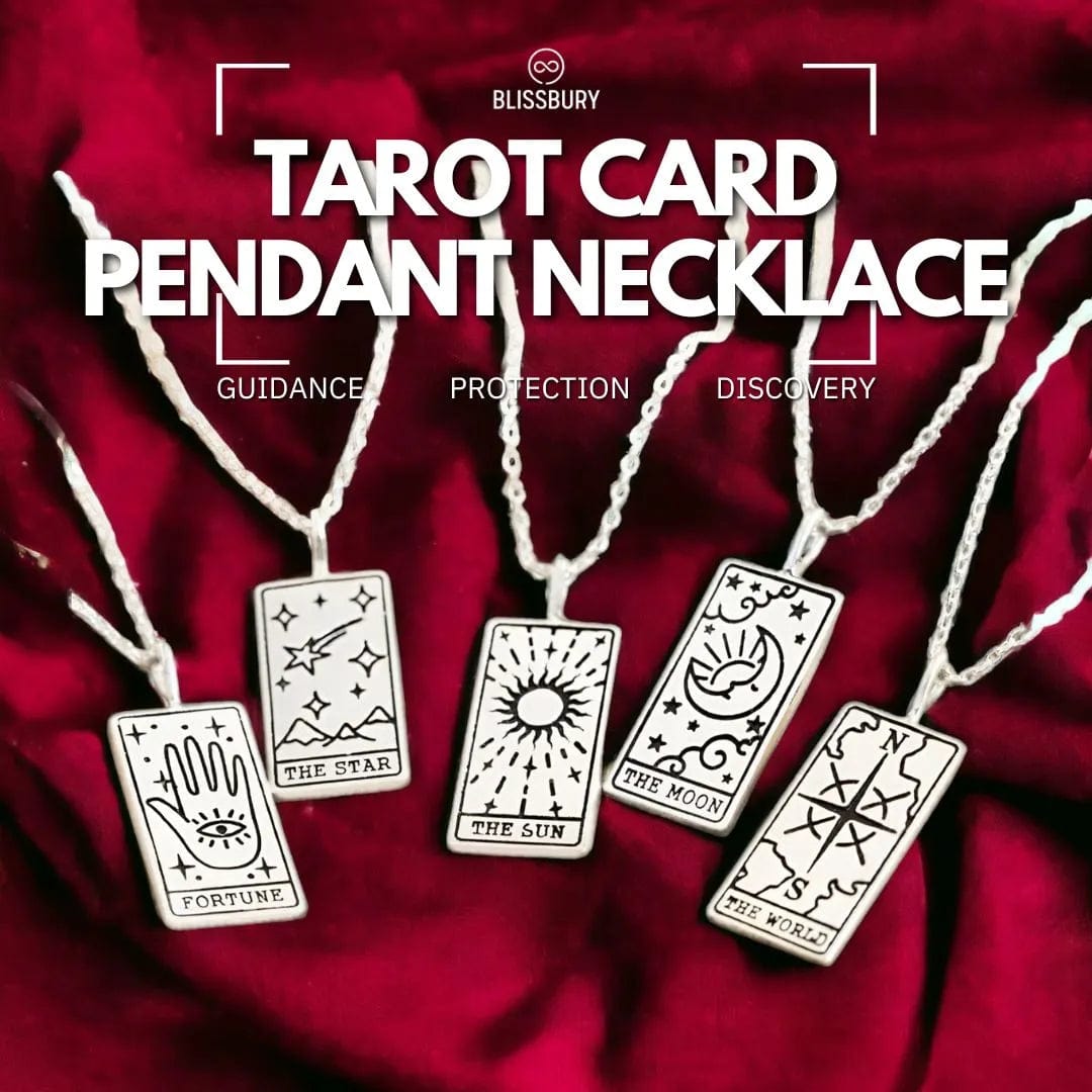 Tarot Card Pendant Necklace - Guidance, Protection, Discovery