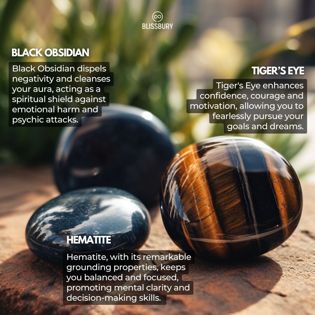 Triple Protection Bracelet - Power, Protection, Balance - Blissbury